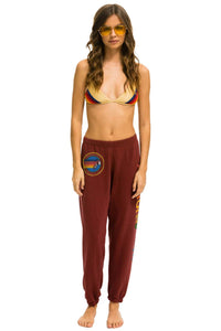 AVIATOR NATION NASHVILLE SWEATPANTS - CLARET SALE Aviator Nation