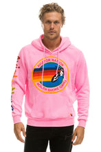 Load image into Gallery viewer, AVIATOR NATION NORTH SHORE PULLOVER HOODIE - NEON PINK Hoodie Aviator Nation
