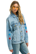 Last inn bildet i Galleri-visningsprogrammet, AVIATOR NATION OVERSIZED CONCERT DENIM JACKET - SUPER LIGHT Denim Jacket Aviator Nation