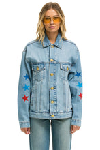 Last inn bildet i Galleri-visningsprogrammet, AVIATOR NATION OVERSIZED CONCERT DENIM JACKET - SUPER LIGHT Denim Jacket Aviator Nation