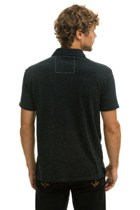 AVIATOR NATION POLO - CHARCOAL Tees Aviator Nation