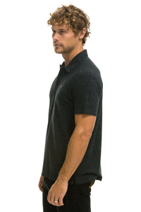 AVIATOR NATION POLO - CHARCOAL Tees Aviator Nation