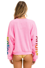 Last inn bildet i Galleri-visningsprogrammet, AVIATOR NATION RELAXED CREW SWEATSHIRT - NEON PINK Sweatshirt Aviator Nation