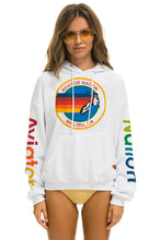 Load image into Gallery viewer, AVIATOR NATION RELAXED MALIBU PULLOVER HOODIE Hoodie Aviator Nation XS WHITE