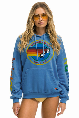 AVIATOR NATION RELAXED PULLOVER HOODIE - COBALT Hoodie Aviator Nation