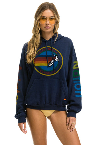 AVIATOR NATION RELAXED PULLOVER HOODIE - NAVY Hoodie Aviator Nation