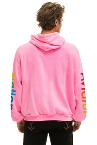 AVIATOR NATION RELAXED PULLOVER HOODIE - NEON PINK Hoodie Aviator Nation