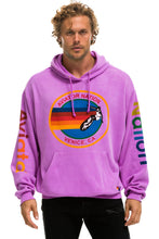 Cargar imagen en el visor de la galería, AVIATOR NATION RELAXED PULLOVER HOODIE - NEON PURPLE Hoodie Aviator Nation