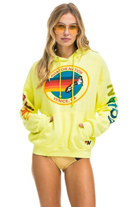 AVIATOR NATION RELAXED PULLOVER HOODIE - NEON YELLOW Hoodie Aviator Nation