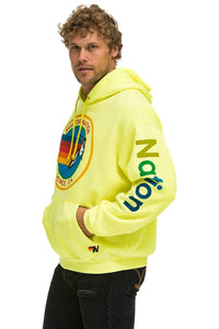 AVIATOR NATION RELAXED PULLOVER HOODIE - NEON YELLOW Hoodie Aviator Nation