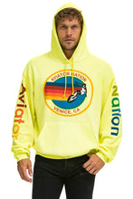 Cargar imagen en el visor de la galería, AVIATOR NATION RELAXED PULLOVER HOODIE - NEON YELLOW Hoodie Aviator Nation