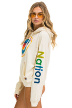 将图片加载到图库查看器，AVIATOR NATION RELAXED PULLOVER HOODIE - VINTAGE WHITE Hoodie Aviator Nation