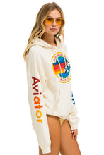 将图片加载到图库查看器，AVIATOR NATION RELAXED PULLOVER HOODIE - VINTAGE WHITE Hoodie Aviator Nation