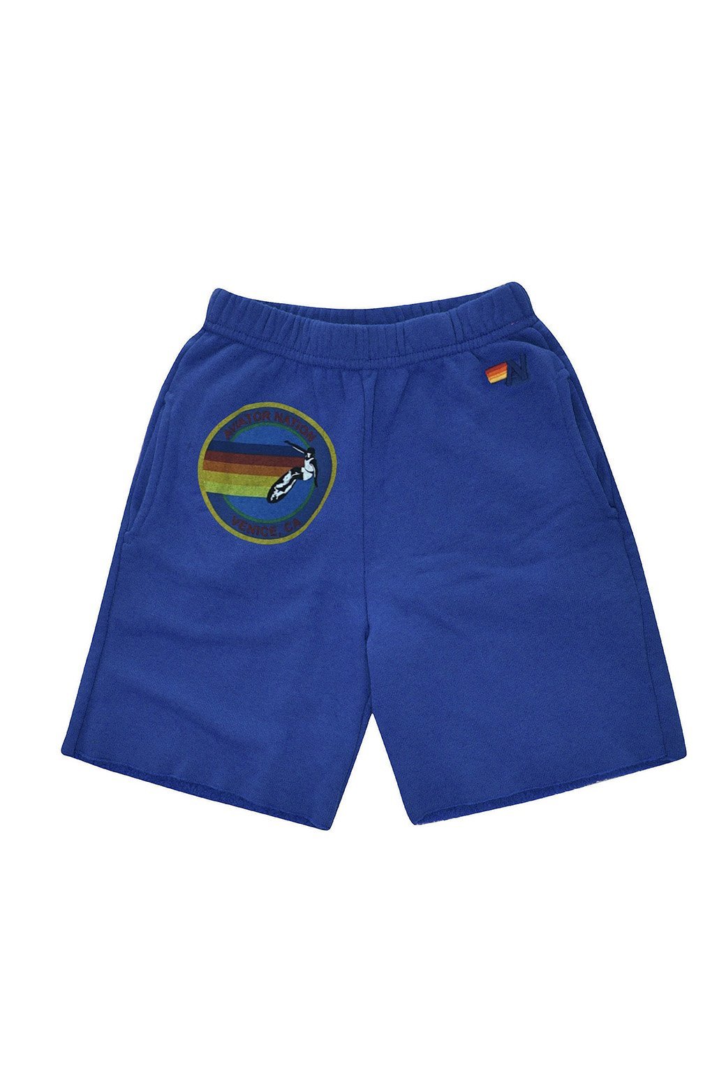 AVIATOR NATION KIDS SWEATSHORTS - ROYAL Kids Shorts Aviator Nation