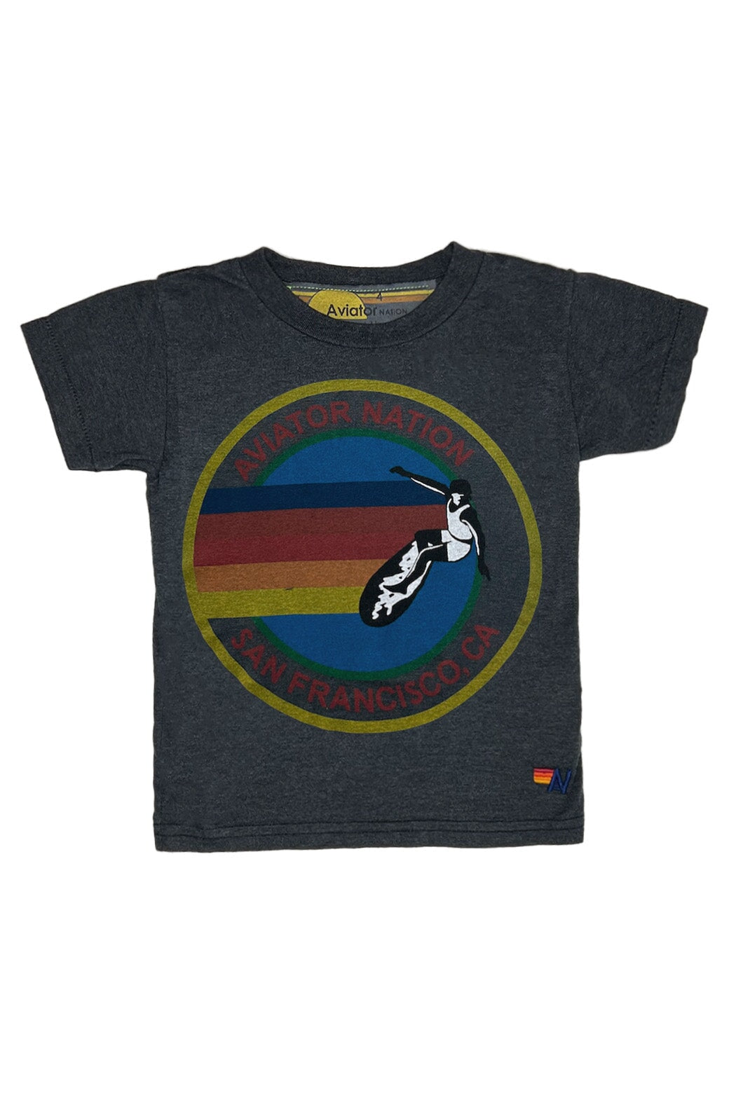 AVIATOR NATION SF - KIDS CREW TEE Kid's Tee Aviator Nation