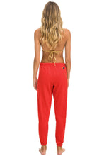 Load image into Gallery viewer, AVIATOR NATION SWEATPANTS - RED Women&#39;s Sweatpants Aviator Nation