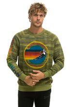 Load image into Gallery viewer, AVIATOR NATION VAIL CREW SWEATSHIRT - CAMO Sweatshirt Aviator Nation