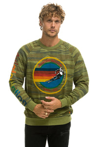 AVIATOR NATION VAIL CREW SWEATSHIRT - CAMO Sweatshirt Aviator Nation