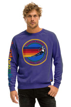 이미지를 갤러리 뷰어에 로드 , AVIATOR NATION VAIL CREW SWEATSHIRT - PURPLE SALE Aviator Nation