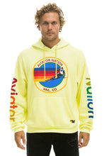 Last inn bildet i Galleri-visningsprogrammet, AVIATOR NATION VAIL RELAXED PULLOVER HOODIE - NEON YELLOW Hoodie Aviator Nation