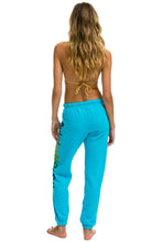 Load image into Gallery viewer, AVIATOR NATION VAIL SWEATPANTS - NEON BLUE Women&#39;s Sweatpants Aviator Nation