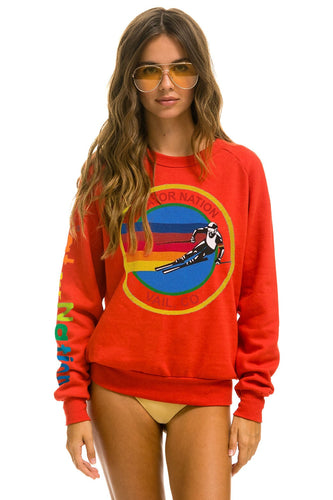 AVIATOR NATION VAIL SWEATSHIRT - RED Sweatshirt Aviator Nation