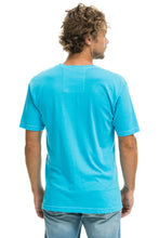 將圖片載入圖庫檢視器 BASIC VNECK - NEON BLUE Tees Aviator Nation