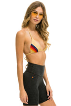 Load image into Gallery viewer, BOLT FADE 6IN HI-RISE BIKER SHORT - CHARCOAL // RAINBOW PINK LDWSALE Aviator Nation