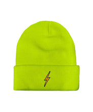 將圖片載入圖庫檢視器 BOLT FULL RIB BEANIE - NEON YELLOW Beanie Aviator Nation OS NEON YELLOW