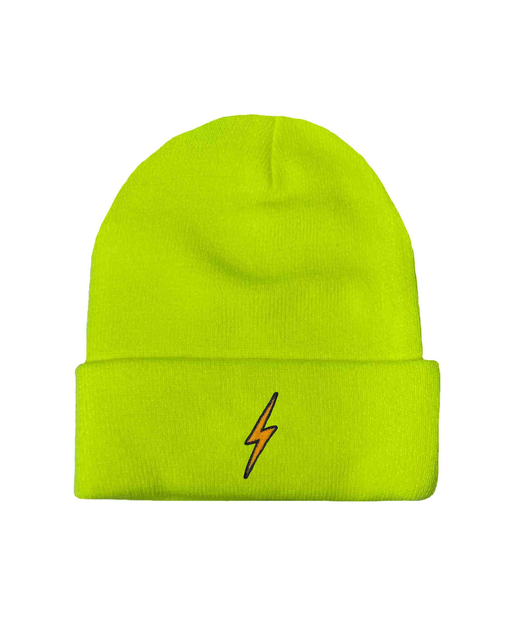 BOLT FULL RIB BEANIE - NEON YELLOW Beanie Aviator Nation OS NEON YELLOW