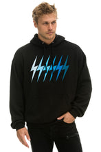 Carregar imagem no visualizador da galeria, BOLT GRADIENT RELAXED PULLOVER HOODIE - BLACK // BLUE Hoodie Aviator Nation