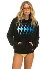 Carregar imagem no visualizador da galeria, BOLT GRADIENT RELAXED PULLOVER HOODIE - BLACK // BLUE Hoodie Aviator Nation