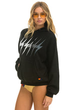 Carregar imagem no visualizador da galeria, BOLT GRADIENT RELAXED PULLOVER HOODIE - BLACK // GREY Hoodie Aviator Nation
