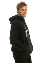 Carregar imagem no visualizador da galeria, BOLT GRADIENT RELAXED PULLOVER HOODIE - BLACK // GREY Hoodie Aviator Nation