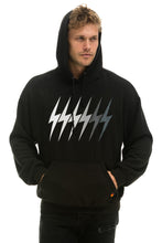Carregar imagem no visualizador da galeria, BOLT GRADIENT RELAXED PULLOVER HOODIE - BLACK // GREY Hoodie Aviator Nation