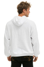 Load image into Gallery viewer, BOLT GRADIENT RELAXED PULLOVER HOODIE - WHITE // GREY Hoodie Aviator Nation