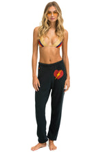 Last inn bildet i Galleri-visningsprogrammet, BOLT HEART SWEATPANTS - CHARCOAL Sweatpants Aviator Nation