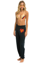 Last inn bildet i Galleri-visningsprogrammet, BOLT HEART SWEATPANTS - CHARCOAL Sweatpants Aviator Nation