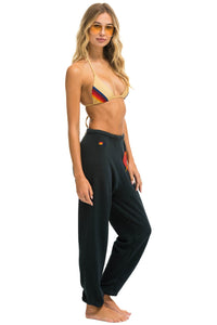 BOLT HEART SWEATPANTS - CHARCOAL Sweatpants Aviator Nation