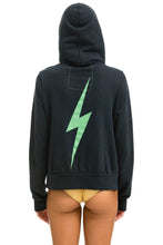 Cargar imagen en el visor de la galería, BOLT NINJA PULLOVER HOODIE - CHARCOAL // MINT Hoodie Aviator Nation