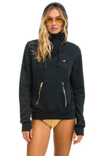 Cargar imagen en el visor de la galería, BOLT NINJA PULLOVER HOODIE - CHARCOAL // MINT Hoodie Aviator Nation