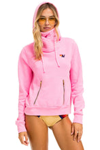 Cargar imagen en el visor de la galería, BOLT NINJA PULLOVER HOODIE - NEON PINK // MINT Hoodie Aviator Nation
