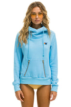 Cargar imagen en el visor de la galería, BOLT NINJA PULLOVER HOODIE - SKY // NEON PINK Hoodie Aviator Nation