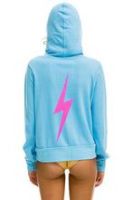 Cargar imagen en el visor de la galería, BOLT NINJA PULLOVER HOODIE - SKY // NEON PINK Hoodie Aviator Nation