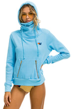 Cargar imagen en el visor de la galería, BOLT NINJA PULLOVER HOODIE - SKY // NEON PINK Hoodie Aviator Nation