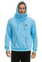 Cargar imagen en el visor de la galería, BOLT NINJA PULLOVER HOODIE - SKY // NEON PINK Hoodie Aviator Nation