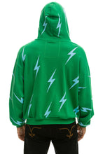 Carregar imagem no visualizador da galeria, BOLT STITCH REPEAT RELAXED ZIP HOODIE WITH POCKET ZIPPERS - KELLY GREEN // BLUE Hoodie Aviator Nation