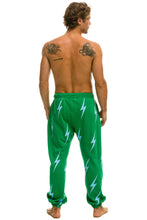 Carregar imagem no visualizador da galeria, BOLT STITCH REPEAT SWEATPANTS - KELLY GREEN // BLUE Mens Sweatpants Aviator Nation