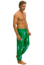 Carregar imagem no visualizador da galeria, BOLT STITCH REPEAT SWEATPANTS - KELLY GREEN // BLUE Mens Sweatpants Aviator Nation