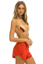 Carregar imagem no visualizador da galeria, BOLT STITCH WOMEN&#39;S LOUNGER SHORTS - RED // WHITE Women&#39;s Shorts Aviator Nation